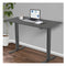 Sit To Stand Up Standing Desk 140X60Cm 72 118Cm Height Adjustable Black