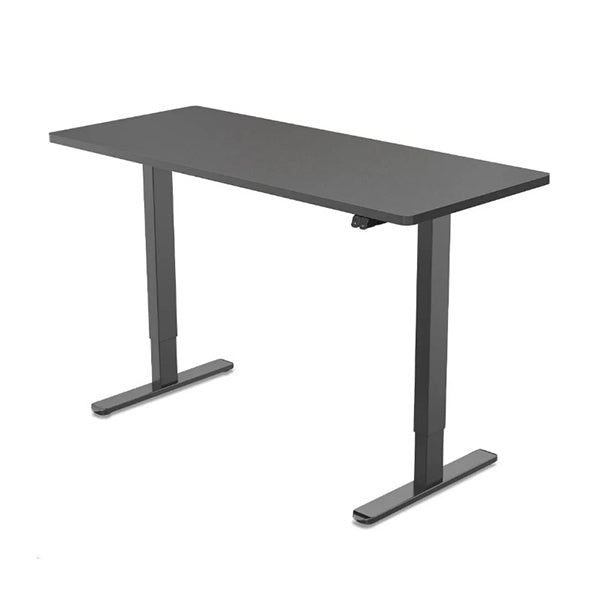 Sit To Stand Up Standing Desk 140X60Cm Electric Adjustable Black Black Frame