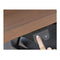 Sit To Stand Up Standing Desk 140X60Cm 72 To 118Cm Walnut Style Black