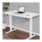 Sit To Stand Up Standing Desk 140X60Cm 72 To 118Cm White White Frame