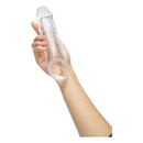 Size Up 2 Inch See Thru Penis Extender With Ball Loop Clear 5 Cm
