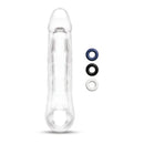 Size Up 2 Inch See Thru Penis Extender With Ball Loop Clear 5 Cm