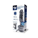 Size Up 6 Inch Inflatable Dildo With Balls Black Inflatable Dong