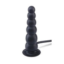 Size Up 7 Inch Ripple Inflatable Butt Plug Black