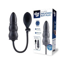Size Up Ripple Inflatable Butt Plug Black Inflatable Butt Plug