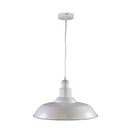 Slater Industrial Vintage Pendant White