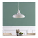 Slater Industrial Vintage Pendant White