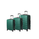 3Pcs Luggage Sets Suitcase Green