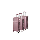 4 Pcs Luggage Suitcase Trolley Rose Gold