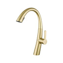 Solid Brass Pull Out Kitchen Sink Mixer Tap Swivel Basin 2 Spray