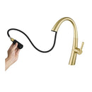 Solid Brass Pull Out Kitchen Sink Mixer Tap Swivel Basin 2 Spray
