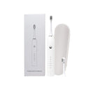 Sonic Electric Toothbrush White Waterproof Usb 5 Modes 2 Heads Case