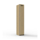 Space 1 Door Melamine Locker 1850Mm H X 305Mm W X 455Mm D Oak