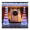 210 Cm Outdoor  Spiral Christmas TreeWith 341 Led Lights