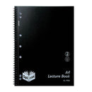 Spirax P906 Pp Lecture Book A4 140 Page Black Pack Of 10