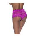Split Crotch Boy Short Raspberry