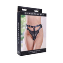 Sportsheets Aurora High Waisted Strap On Black Adjustable Strap On