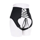 Sportsheets High Waisted Corset Strap On Black Adjustable Strap On