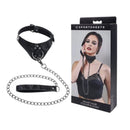 Sportsheets Velvet Noir Collar And Leash Black Restraint And Leash