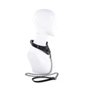 Sportsheets Velvet Noir Collar And Leash Black Restraint And Leash