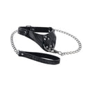 Sportsheets Velvet Noir Collar And Leash Black Restraint And Leash