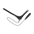 Sportsheets Velvet Noir Collar And Leash Black Restraint And Leash