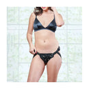 Sportsheets Velvet Noir Strap On Black Adjustable Strap On Harness
