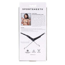 Sportsheets Velvet Noir Collar And Removable Clamps