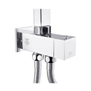 200Mm Rainfall Shower Head Set Square Handheld Head Brass Diverter