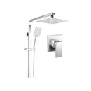 200Mm Square Shower Head Set Handheld Head With Shower Mixer Tap