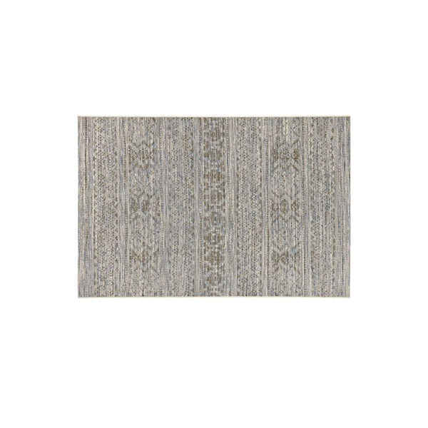 Tranquil Blue And Cream Indoor And Outdoor Sabrina Rug