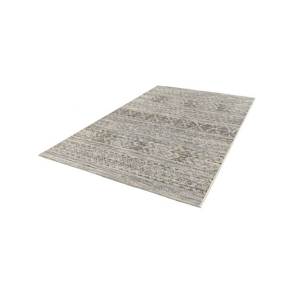 Tranquil Blue And Cream Indoor And Outdoor Sabrina Rug