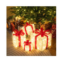 Stackable Christmas Lighted Gift Boxes With 8 Mode Led Lights