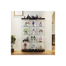 169Cm Tall Glass Display Cabinet 4 Tier