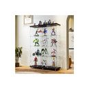 169Cm Tall Glass Display Cabinet 4 Tier