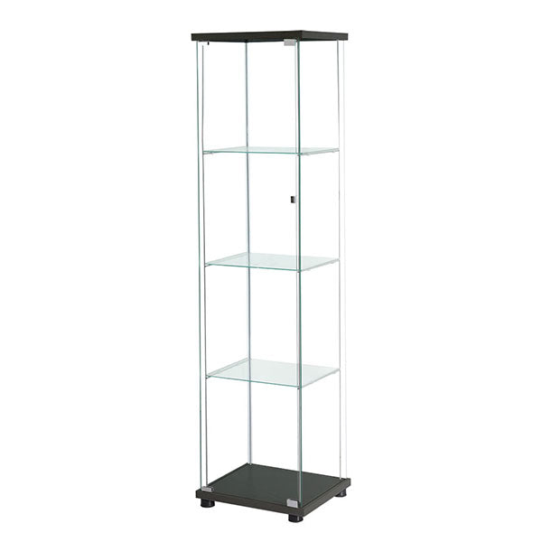 Display Storage Cabinet Glass 167 X 46 X 12