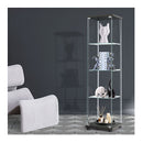 Display Storage Cabinet Glass 167 X 46 X 12