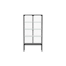 Glass Display Cabinet Steel 4 Tier 160Cm