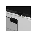 Glass Display Cabinet Steel 4 Tier 160Cm