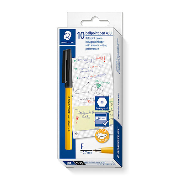 Staed Ballpoint 430 Fine Box Of 10