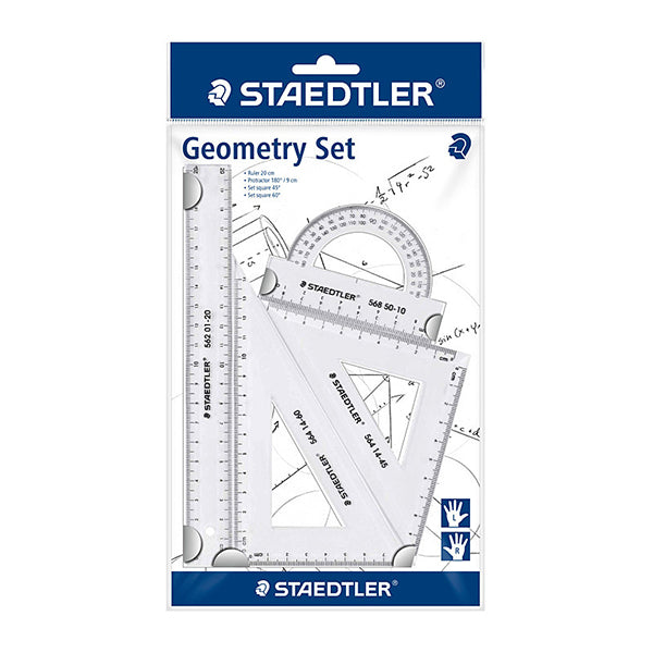 Staed Geometry Set Of 4 Transparent