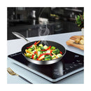 Stainless Steel 30Cm 34Cm Frying Pan Induction Non Stick Interior