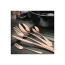 Stainless Steel Cutlery Set Glossy Knife Rose Gold