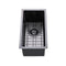 Stainless Steel Kitchen And Laundry Sink 250Mm Half Bowl Gunmetal Grey