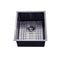 Stainless Steel Kitchen Laundry Sink 390Mm Single Bowl Gunmetal Grey