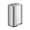 Stainless Steel Trash Can With Removable Inner Bucket For Home Use