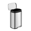 Stainless Steel Trash Can With Removable Inner Bucket For Home Use