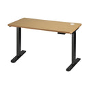 Standing Desk Dual Motor Adjustable Motorised White&Oak 150cm