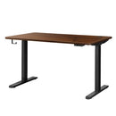 Standing Desk Dual Motor Adjustable Motorised White&Oak 150cm