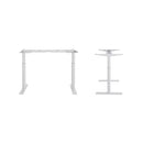 Standing Desk Sit Stand Motorised Adjustable Frame Only Dual Motor White